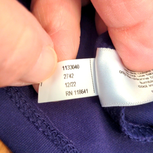 NWT LIVI for Lane Bryant Purple W/White Stripes Wicking  Tank Top, Size 14/16 - Picture 9 of 10